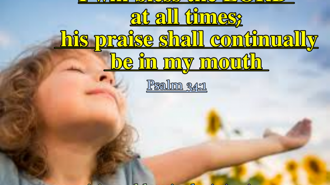 Bless the Lord