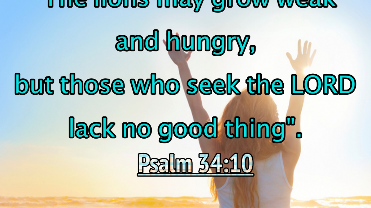 the Lord is good